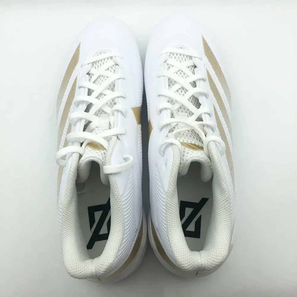 Adidas Mens Adizero Impact 2 Molded Football Cleats Size 11 Gold NWOB